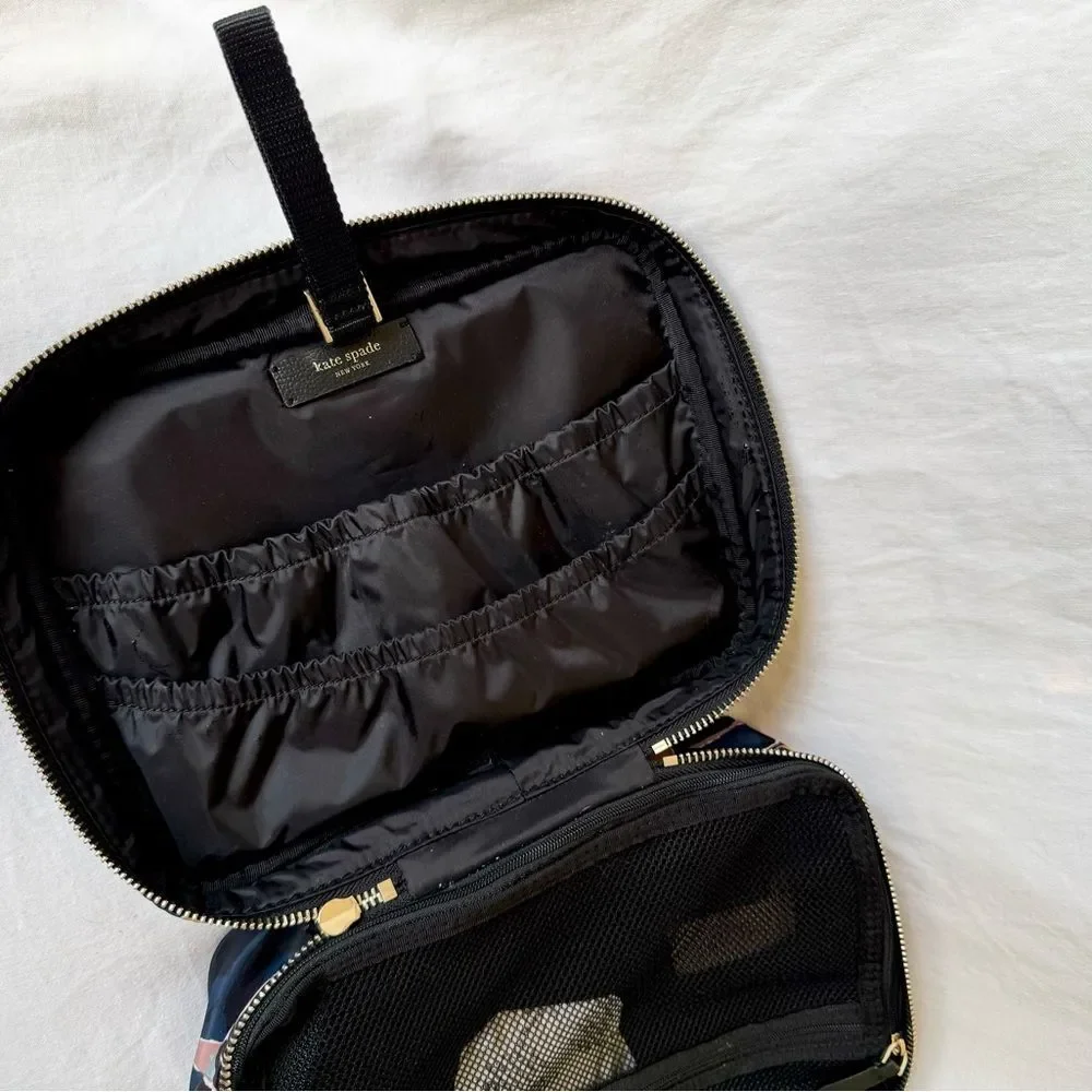 NWT Kate Spade Cosmetics Travel case hanging floral bag